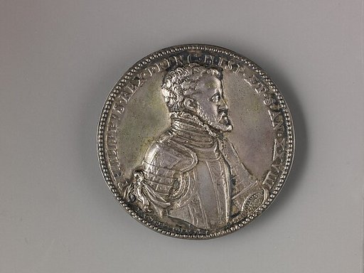 Portrait medal of Philip II (obverse); Mary Tudor Queen of England (reverse)