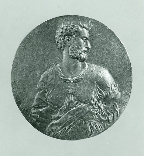 Medal:  Self-portrait