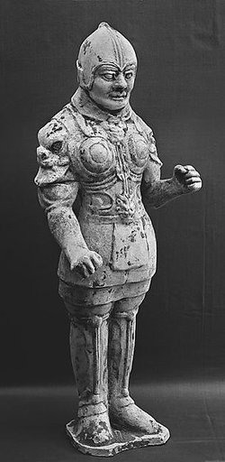 Figure of a standing warrior