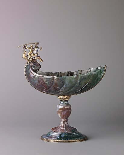 Standing Cup with Neptune on a Seahorse