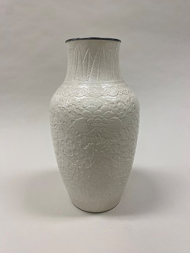 Vase with floral scrolls