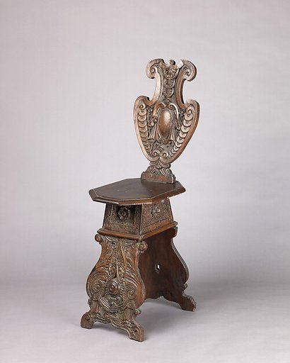 Side chair (sgabello a dorsale)