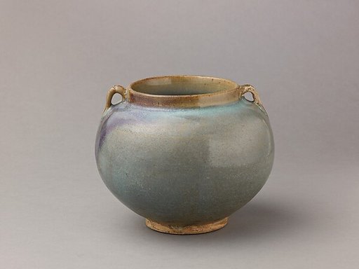 Two-eared jar, Jun ware