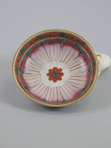 Dish with floral pattern