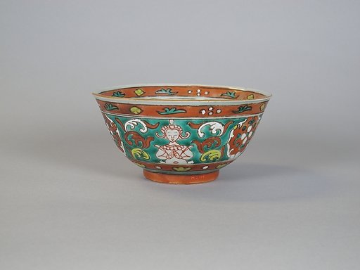 Bowl with Thai mythical figures