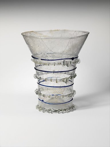 Beaker with Cobalt Trailing