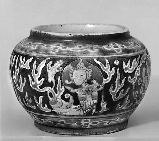 Bowl with Thai celestial beings
