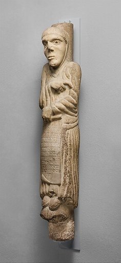 Column Statue of Saint Hilary of Galeata