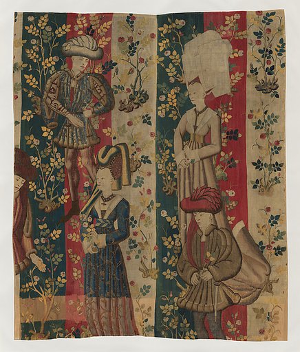 Courtiers in a Rose Garden: Two Ladies and Two Gentlemen