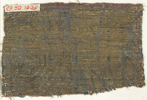 Textile with Lions and Peacocks