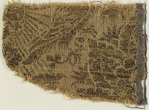 Textile with Eagle, Rayed Sun, and Flowers