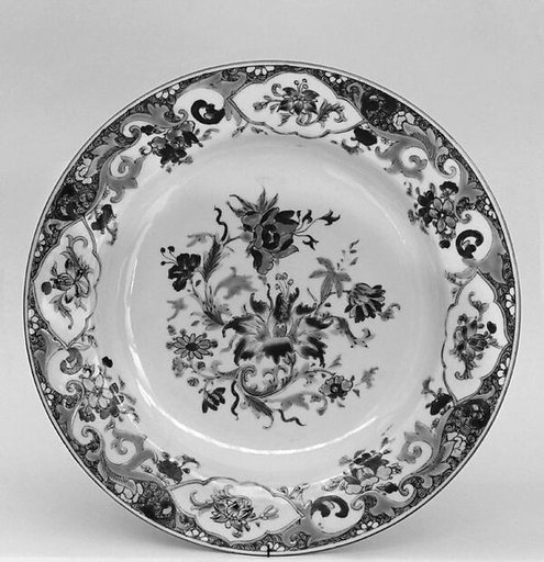 Dish with flowers