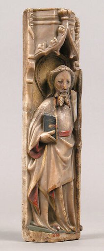 Relief of Saint Thomas under an ogee arch