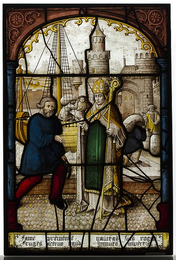 Glass Panel of Saint Nicholas