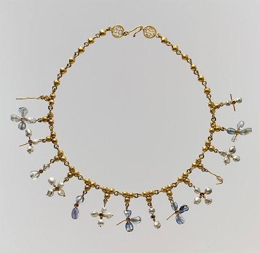 Necklace with Pendant Crosses