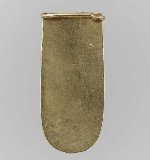 Gold Strap End (Unfinished)