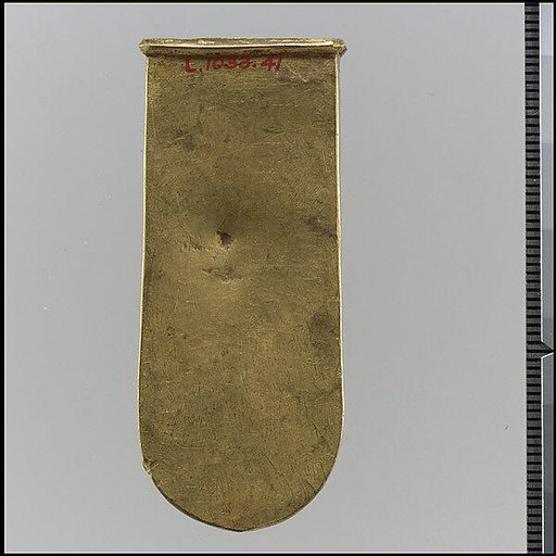 Gold Strap End (Unfinished)