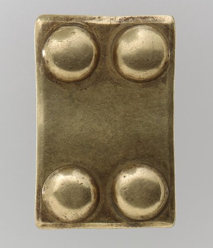 Gold Belt Mount with Rivets