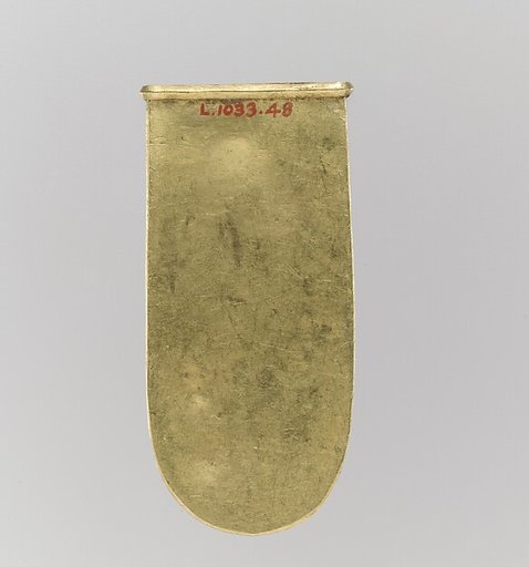 Gold Strap End (Unfinished)