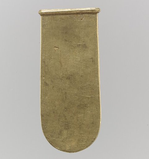 Gold Strap End (Unfinished)