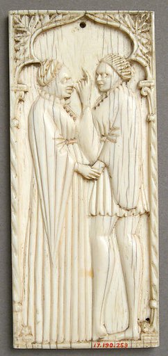 Plaque with a Pair of Lovers