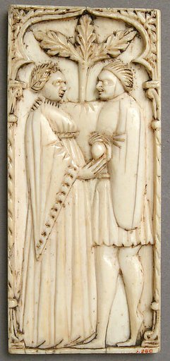 Plaque with a Pair of Lovers