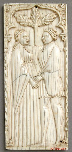 Plaque with a Pair of Lovers