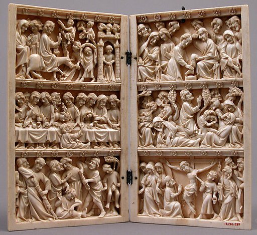Diptych with Scenes from the Passion of Jesus