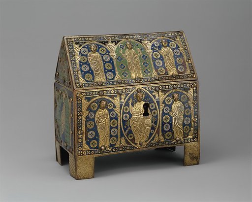 Chasse with Christ in Majesty and Apostles