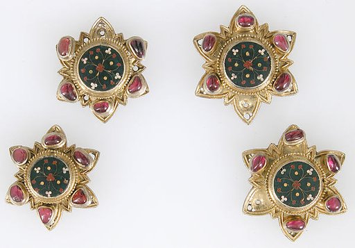 Four Enamel Plaques