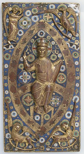 Book Cover Plaque with Christ in Majesty