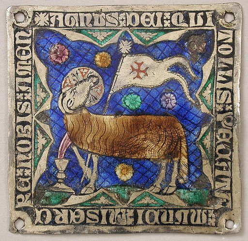 Plaque with Agnus Dei