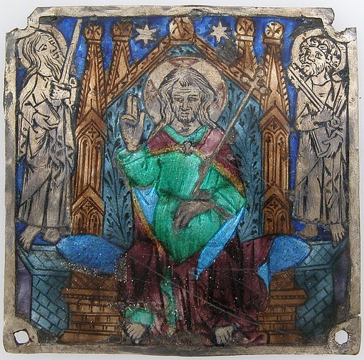 Plaque with Christ In Majesty