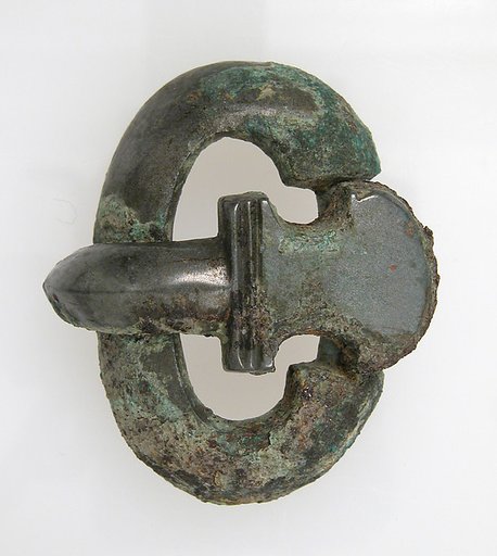 Belt Tongue and Oval Loop from a Buckle