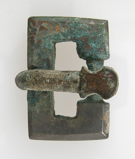 Belt Tongue and Rectangular Loop from a Buckle