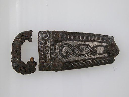 Plate and Loop of a Belt Buckle