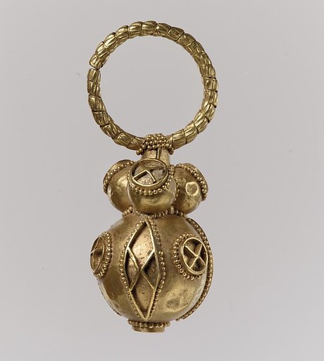 One of a Pair of Gold Earrings