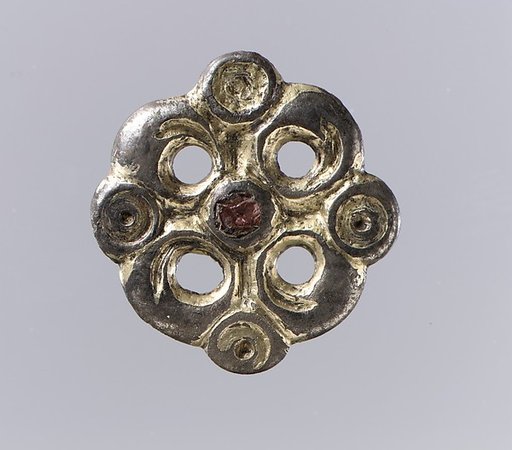 Openwork Rosette Brooch