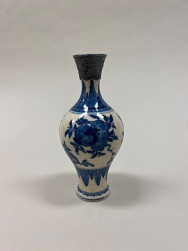 Vase with peaches, pomegranates, and fingered citrons