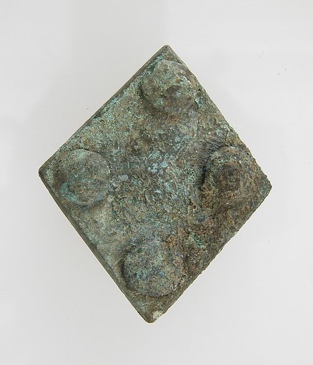 Lozenge-Shaped Plaque