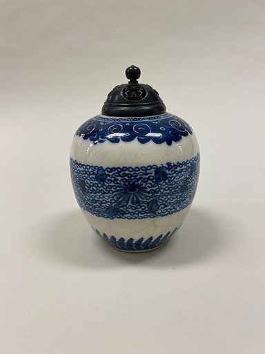 Jar with floral scrolls