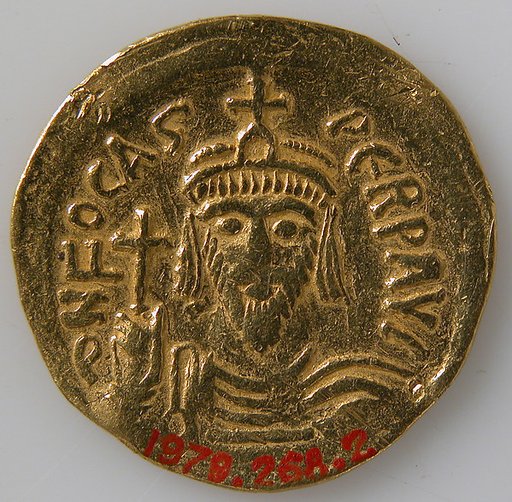 Solidus of Phocas ( r. 602–10)
