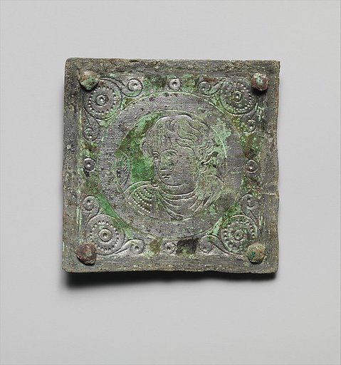 Tinned-Copper Plaque with a Personification