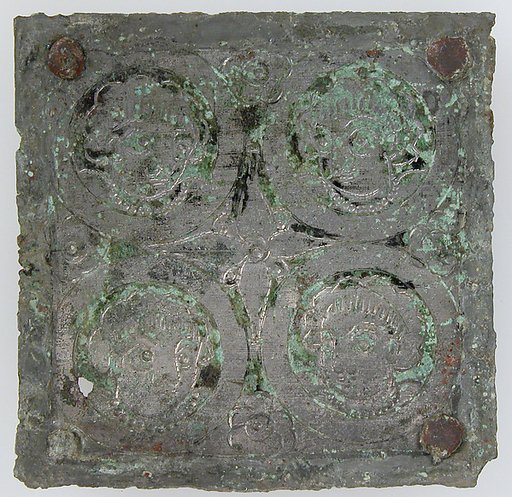Tinned-Copper Plaque with a Personification