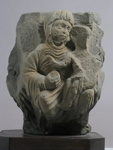 Capital with Adoration of the Magi