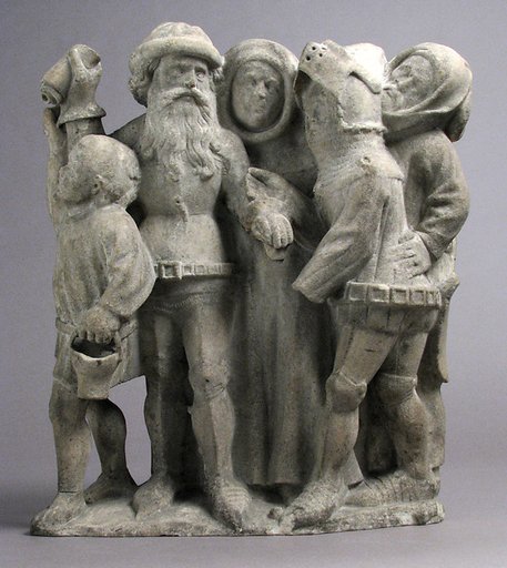 Soldiers and Onlookers from a Crucifixion Group