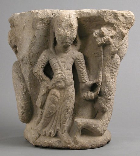 Capital with Saint George and the Dragon