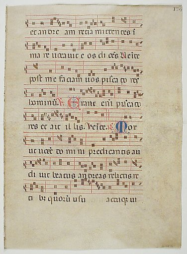 Bifolium from an Antiphonary