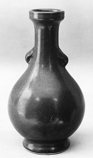 Vase with animal-mask handles