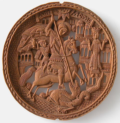 Medallion, St. George Slaying The Dragon